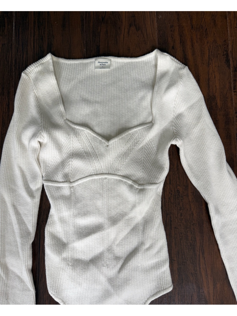 A&F Ribbed Body Suit - Picture 2 of 9